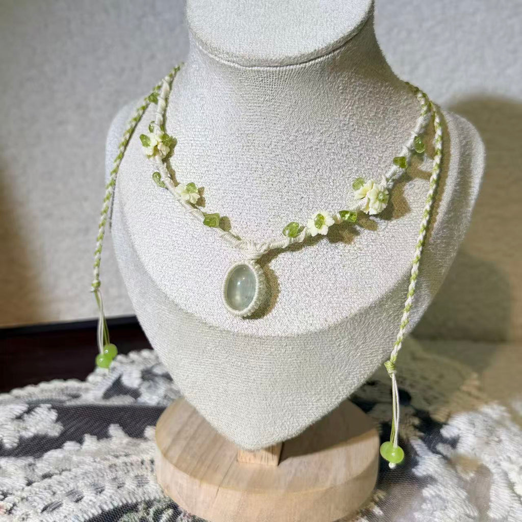 Prehnite Necklace • Only One Available