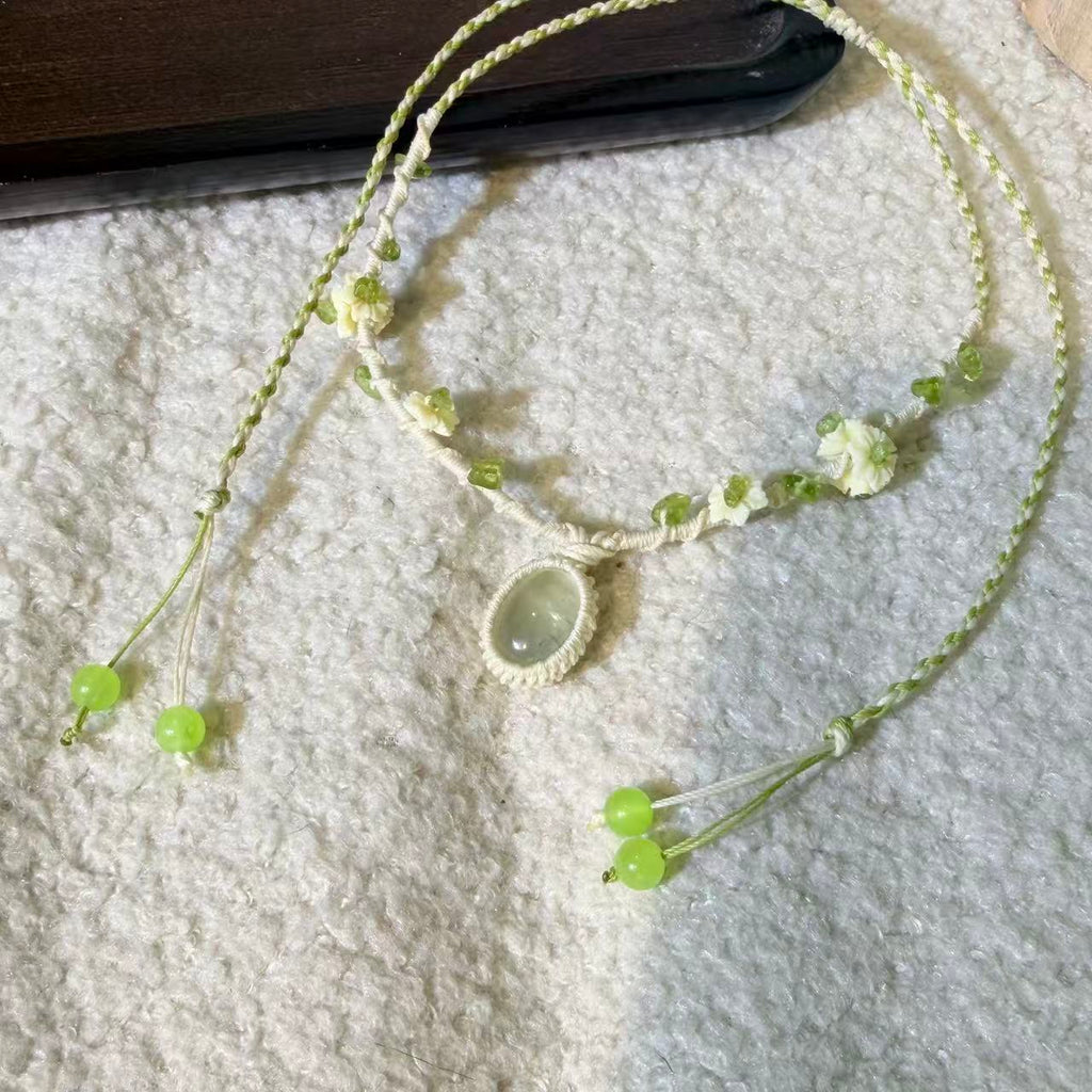 Prehnite Necklace • Only One Available