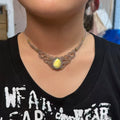 Yellow Labradorite Necklace • Only One Available