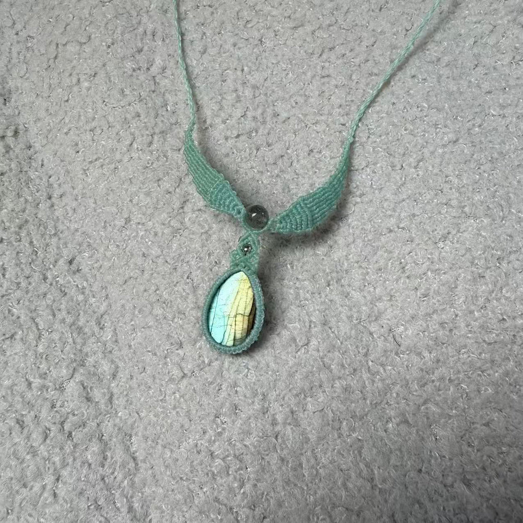 Angel Labradorite Necklace, Only One Piece