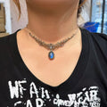 Blue Labradorite Choker • Only One Available