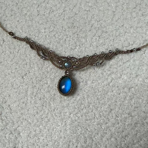 Blue Labradorite Choker • Only One Available