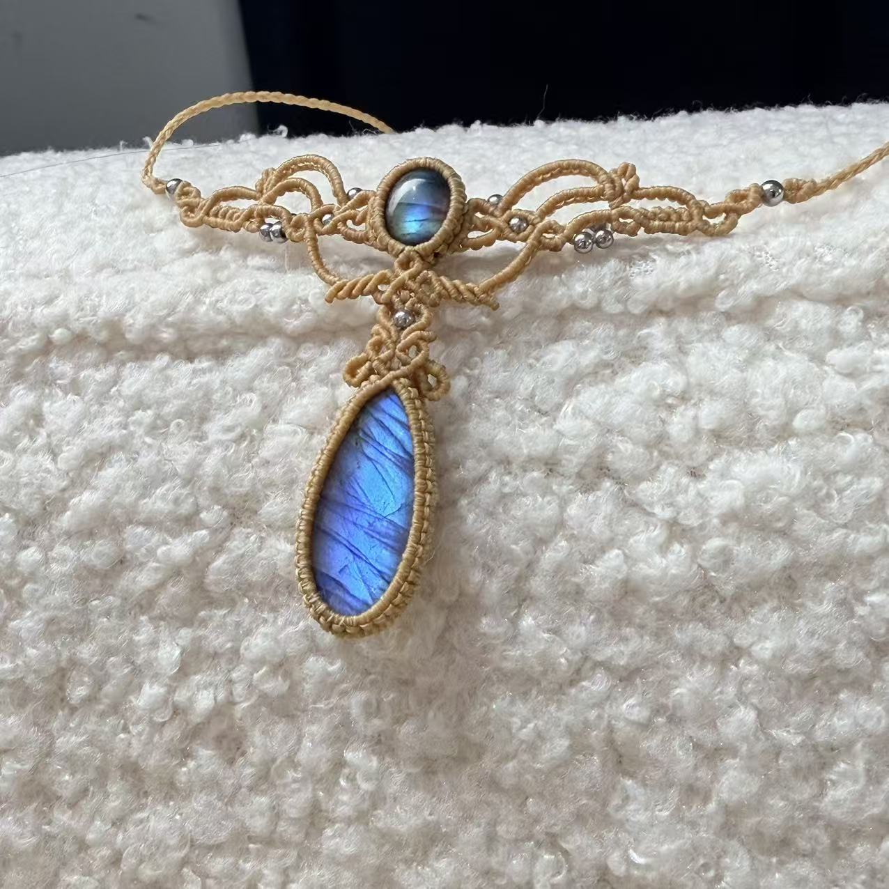 Twin-Stone Pendant Necklace • Only One Available