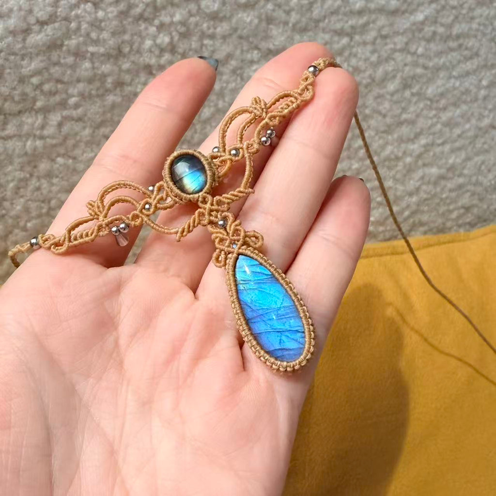 Twin-Stone Pendant Necklace • Only One Available
