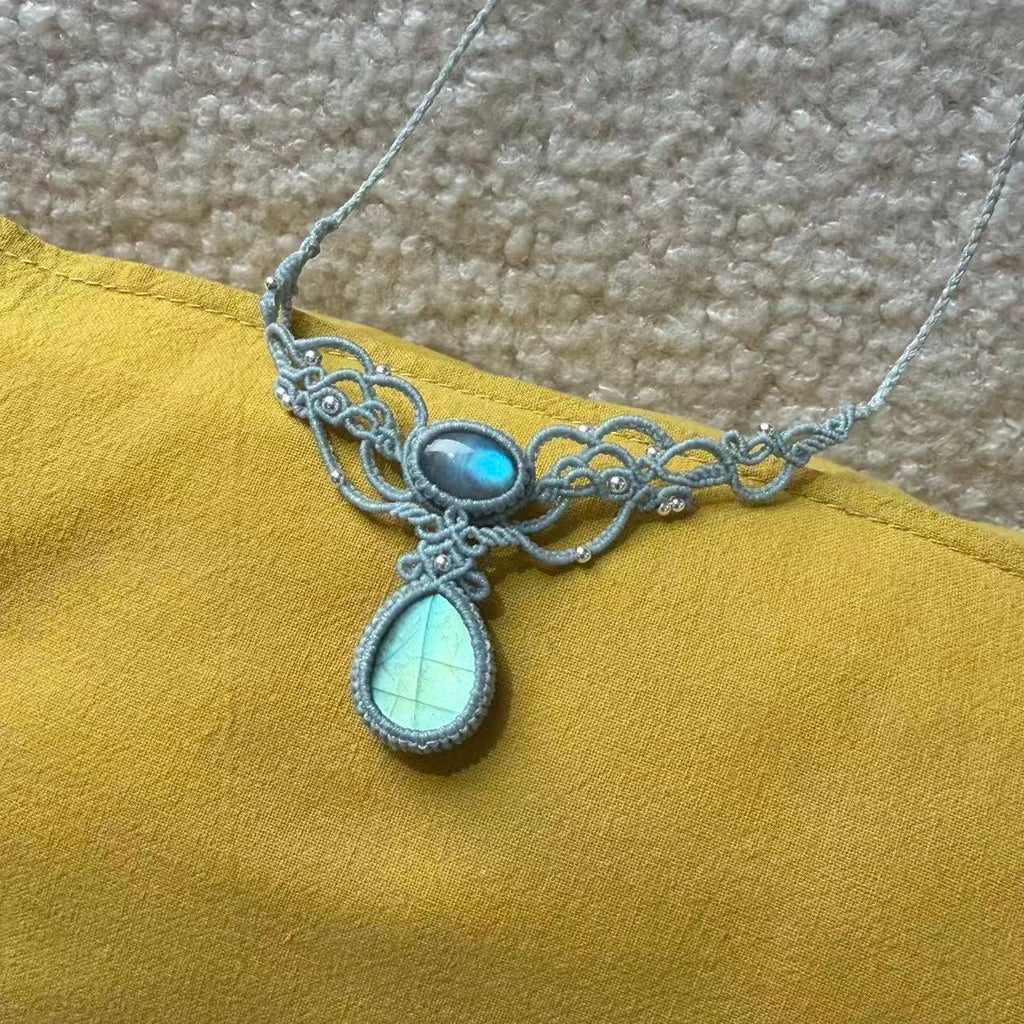 Double Labradorite Necklace • Only One Available