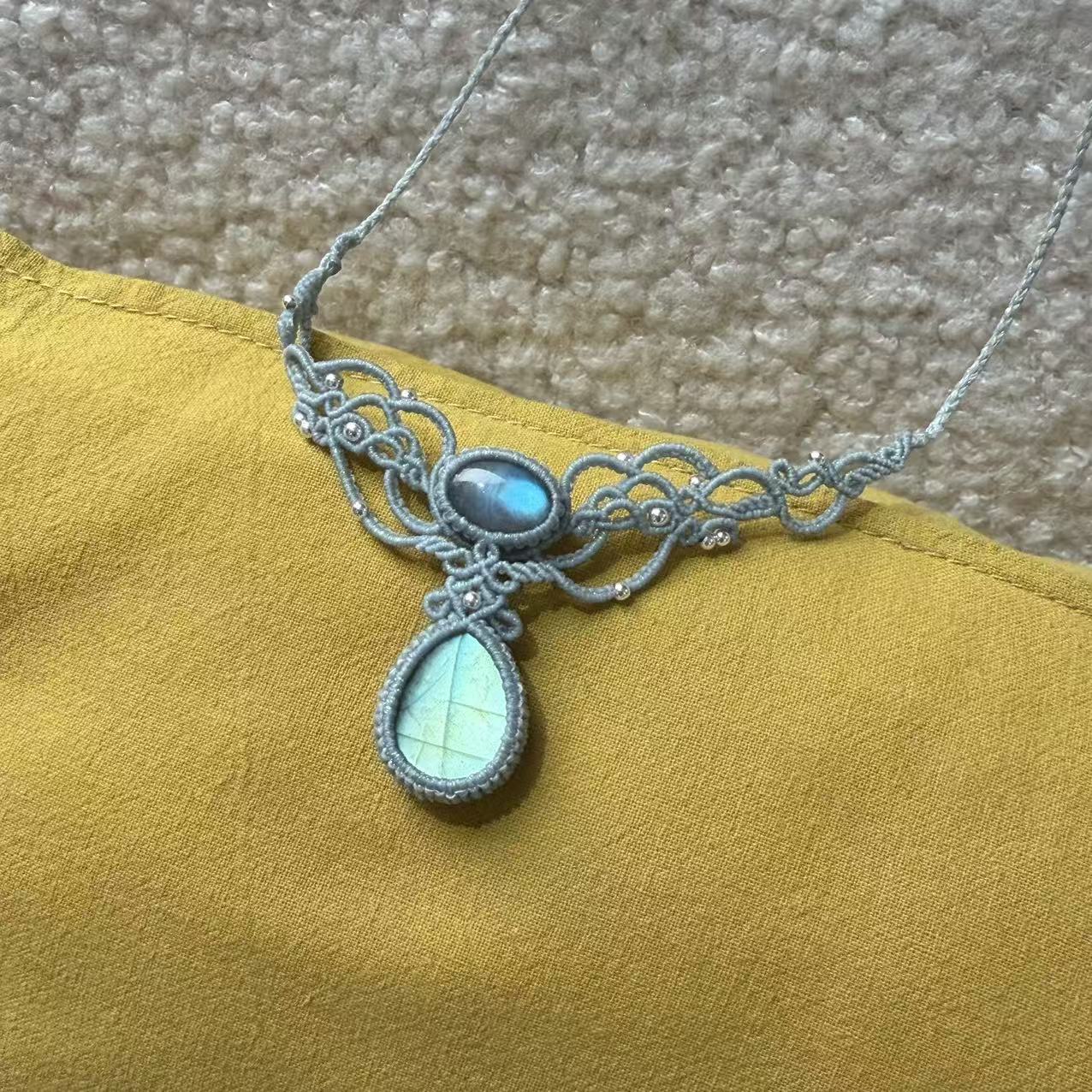 Double Labradorite Necklace • Only One Available