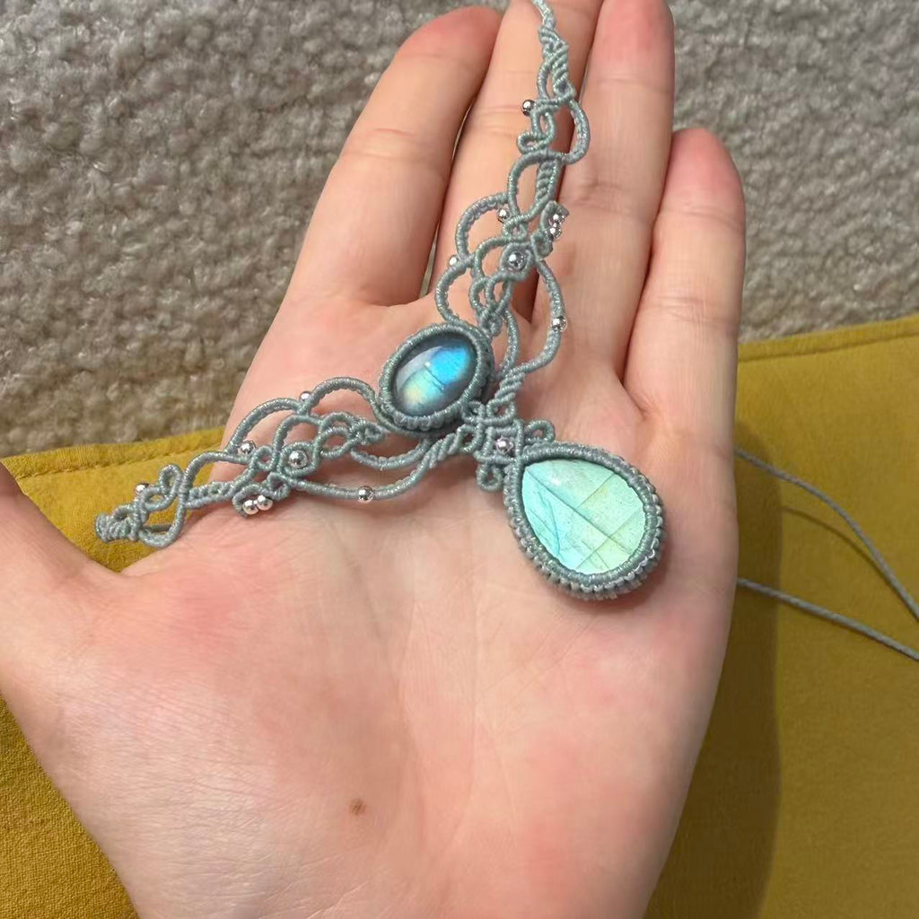 Double Labradorite Necklace • Only One Available