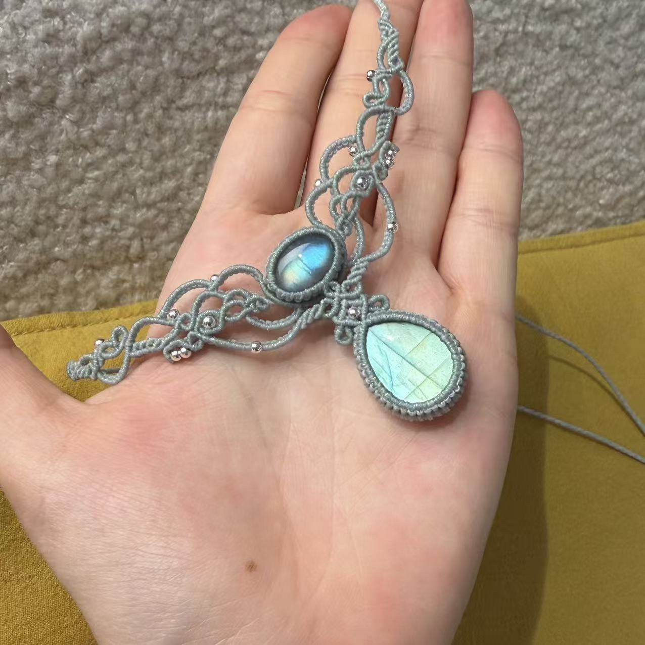 Double Labradorite Necklace • Only One Available