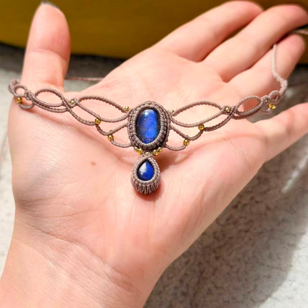 Two Labradorite Necklace, Only One Piece