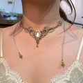 Golden Lepidolite Necklace, Only One Piece