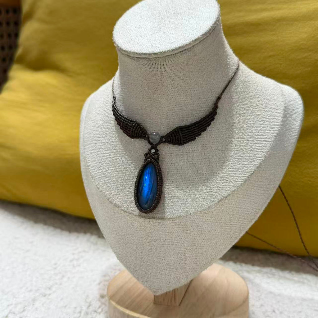 Angel Labradorite Necklace, Only One Piece