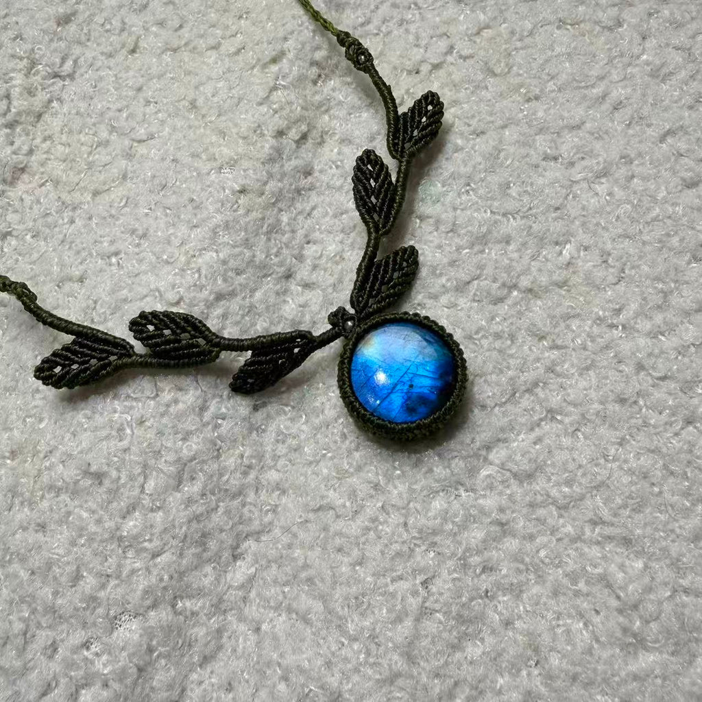 Green Round Necklace • Only One Available