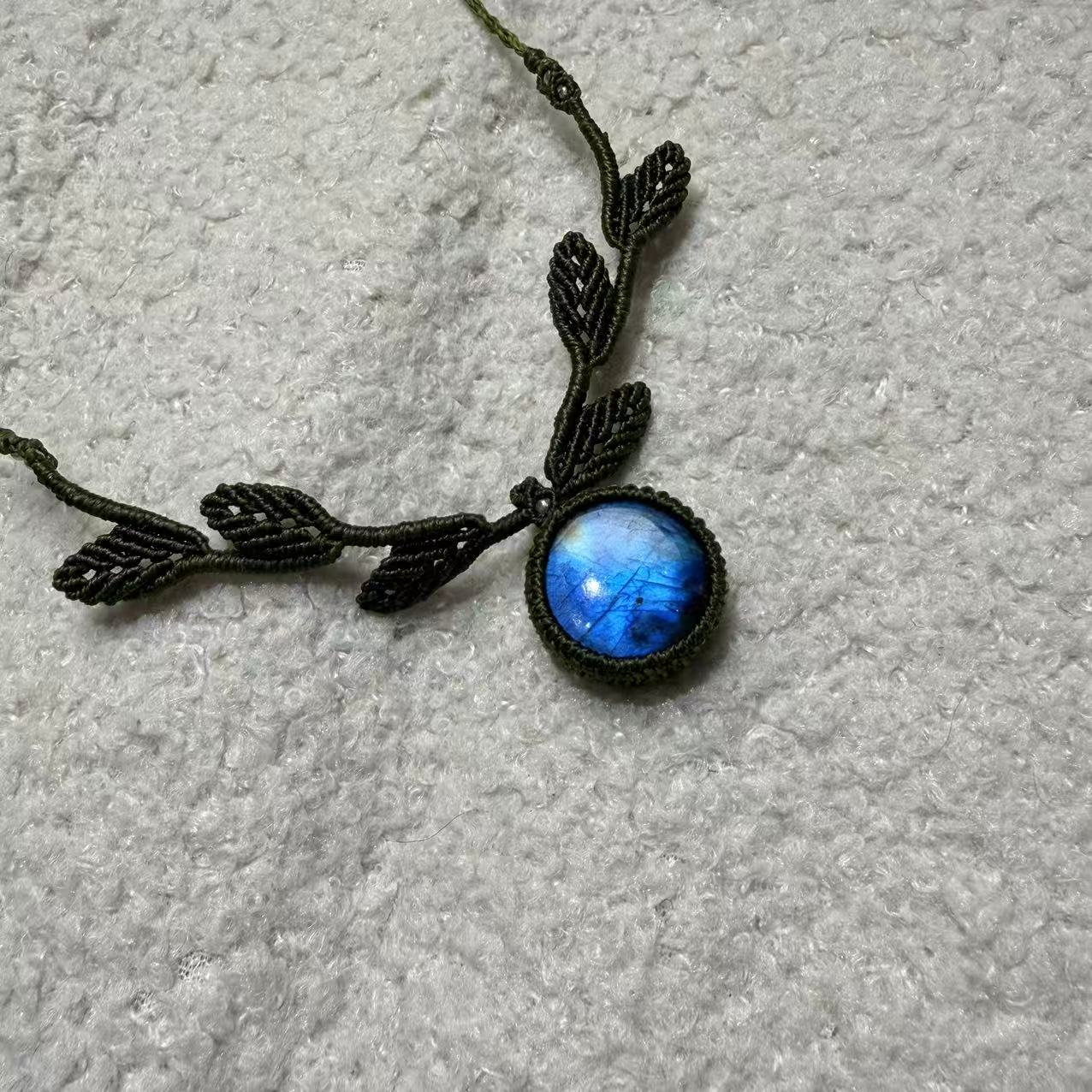 Green Round Necklace • Only One Available
