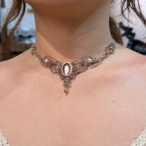 Pink Lepidolite Braided Necklace