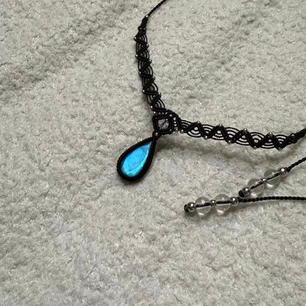 Faceted Labradorite Necklace, One of a Kind