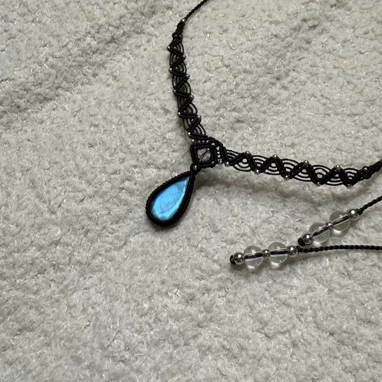 Faceted Labradorite Necklace, One of a Kind