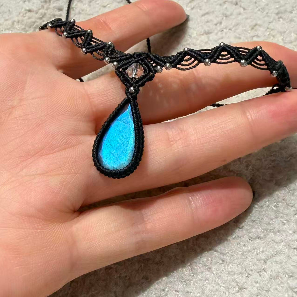 Faceted Labradorite Necklace, One of a Kind
